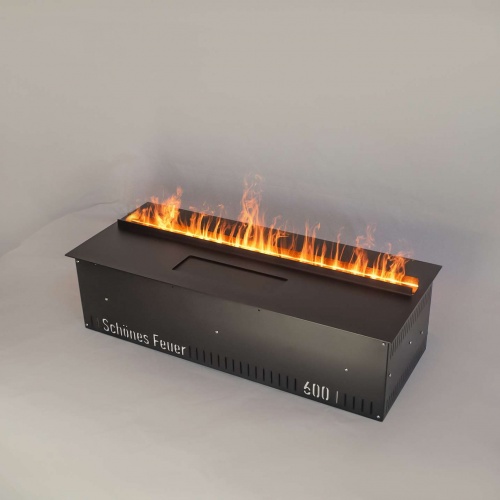 Электроочаг Schönes Feuer 3D FireLine 600 Pro со стальной крышкой в Нижнем Тагиле