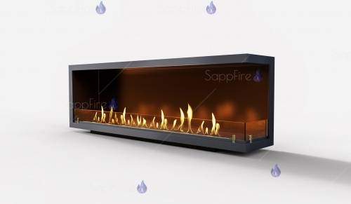 Встраиваемый угловой очаг 1400 SappFire SAPPFIRE