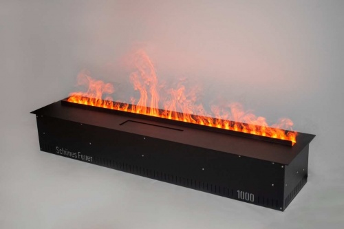 Электроочаг Schönes Feuer 3D FireLine 1000 Pro со стальной крышкой в Нижнем Тагиле