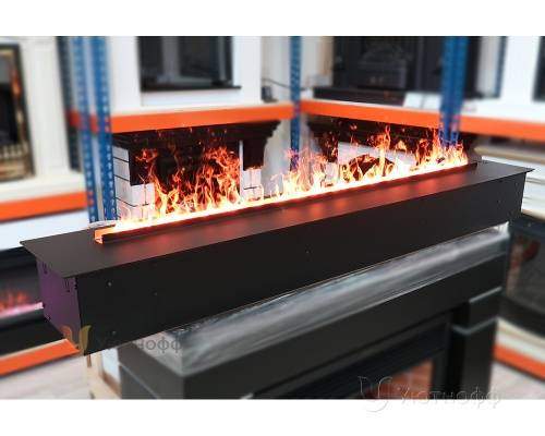 3D электроочаг Real Flame Line-S 150 3D Matte Black в Нижнем Тагиле
